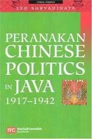 Peranakan Chinese Politics in Indonesia