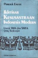 Ikhtisar Kesusastraan Indonesia Modern